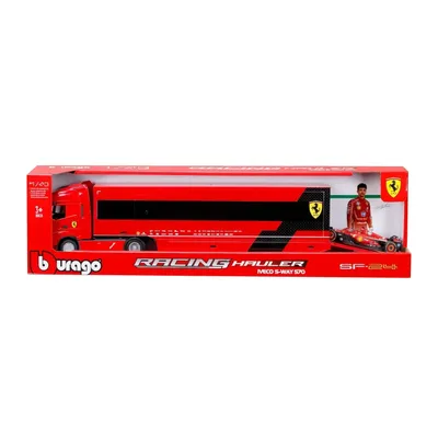 IVECO S-Way 570 Racing Transporter + Ferrari RB-24 #16 - Bburago - 1:43