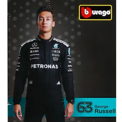 Mercedes-AMG F1 W16 E Performance - #63 George Russell - Bburago - 1:43