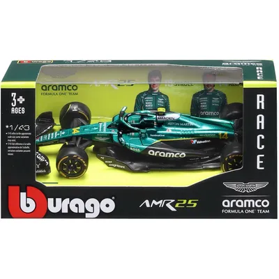 Aston Martin AMR25 - #14 Fernando Alonso - F1 2025 - Bburago - 1:43