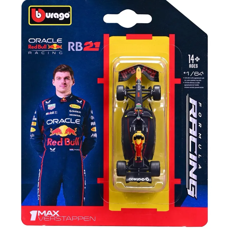 Oracle Red Bull Racing RB21 - Max Verstappen - Bburago - 1:64 - 9 cm