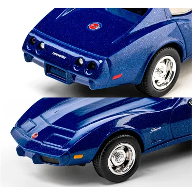 1966 Chevrolet Corvette C3 - Blå - Collection Series - Majorette - 1:64