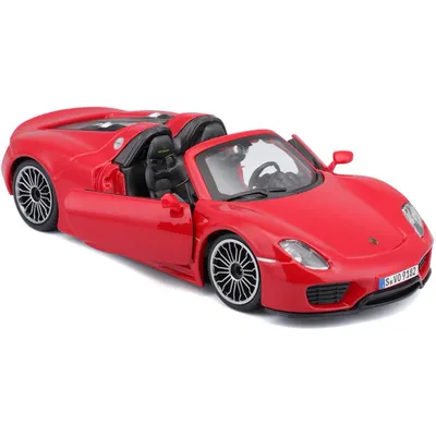 Porsche 918 Spyder - Röd - Bburago - 1:24