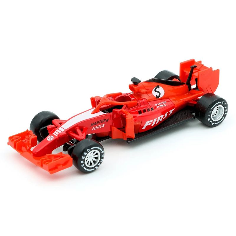 Formel 1 leksaksbil - Röd - 13 cm