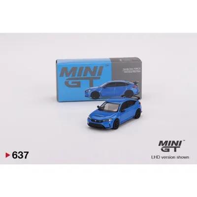 Honda Civic TYPE R - Boost Blue Pearl - 637 - Mini GT - 1:64
