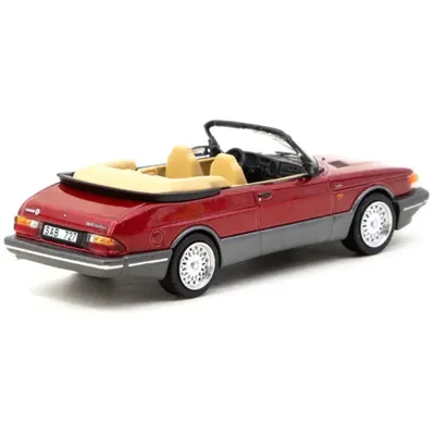 Saab 900 Turbo Convertible - Röd - GLOBAL64 - Tarmac Works