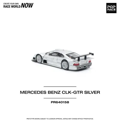 Mercedes-Benz CLK-GTR - Silver - 158 - Pop Race