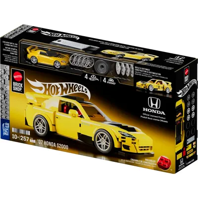 '07 Honda S2000 - Brick Shop - Klossbyggsats - Hot Wheels Speed Series