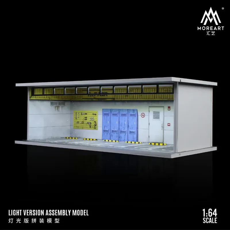 C-Workshop Parking Garage - LED-belysning - 1:64