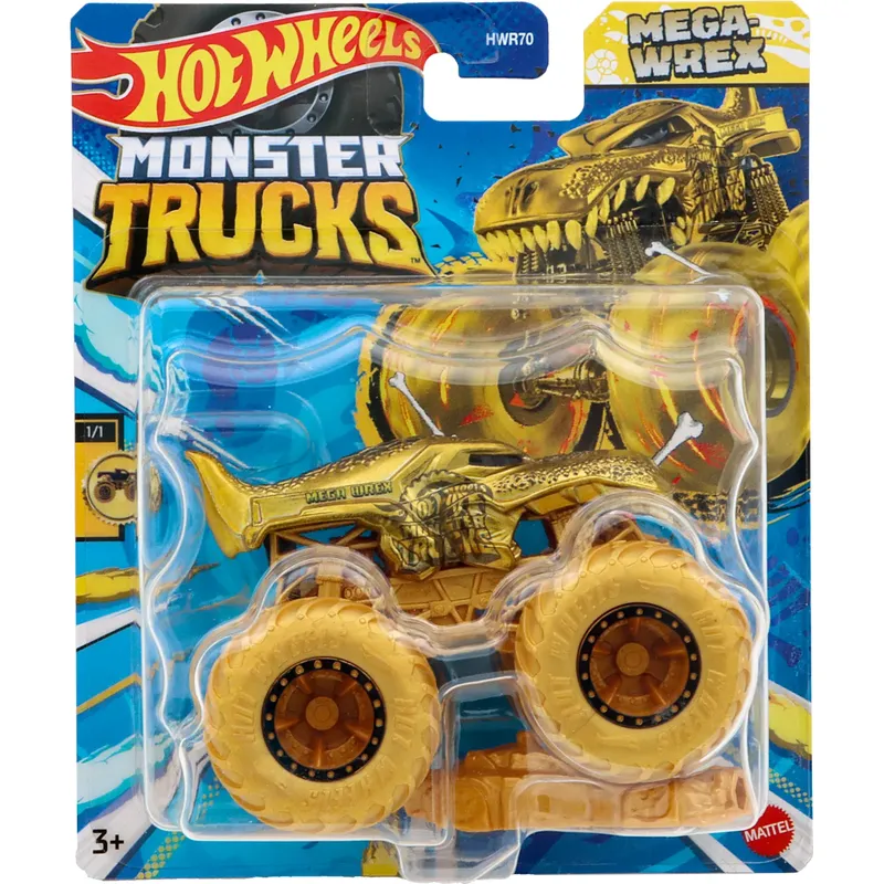 Mega-Wrex - Guld - Monster Trucks - Hot Wheels