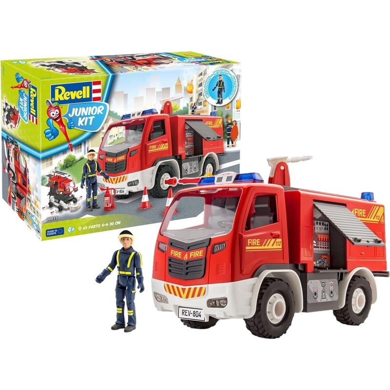 Brandbil - Byggsats - 00819 - Revell Junior - 30 cm