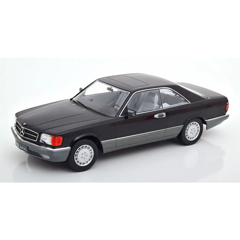 Mercedes-Benz 560 SEC (C126) - 1985 - Svart - KK-Scale 1:18