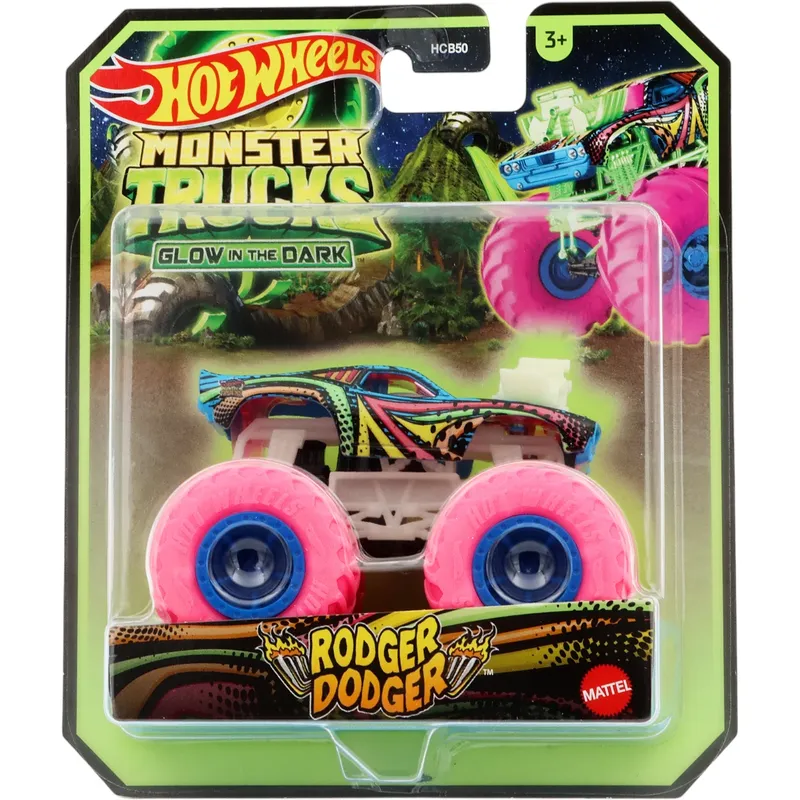 Rodger Dodger - Monster Trucks - Glow in the Dark - HW