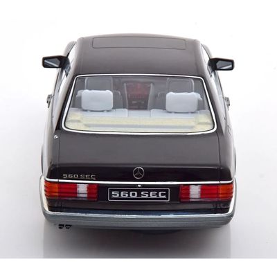 Mercedes-Benz 560 SEC (C126) - 1985 - Svart - KK-Scale 1:18