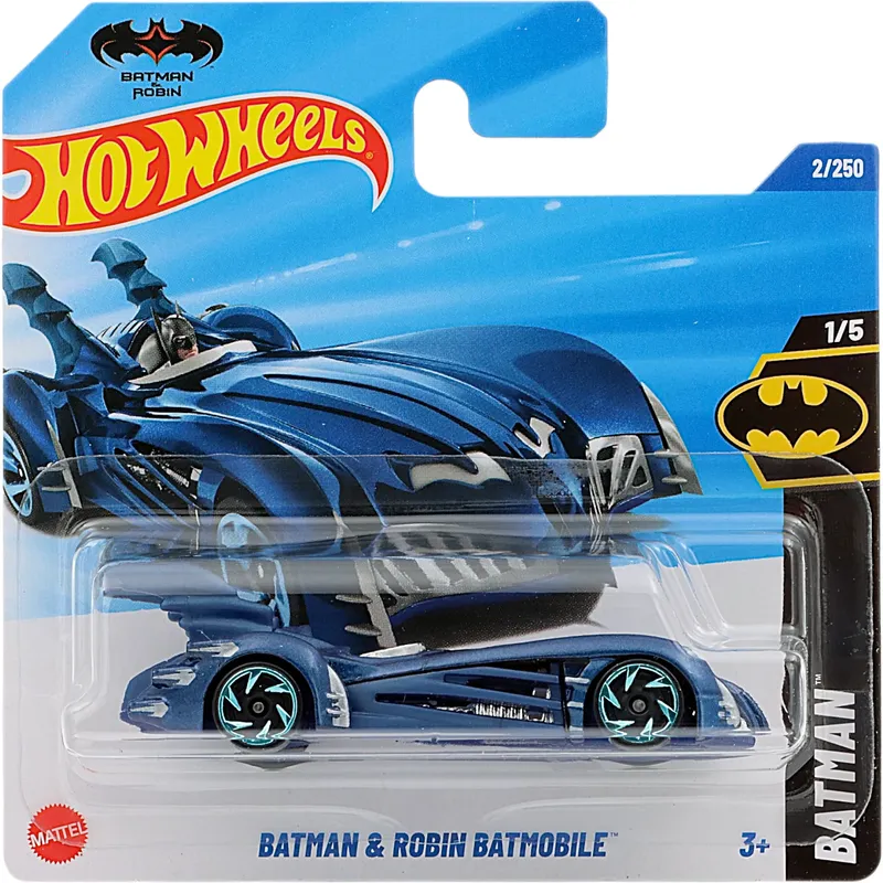 Batman & Robin Batmobile - Blå - Batman - 2/250 - Hot Wheels