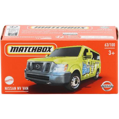 Nissan NV VAN - Limegrön - Power Grab - Matchbox