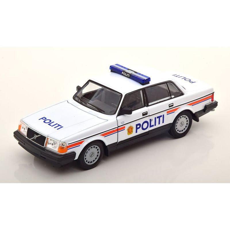 Volvo 240 GL polisbil - Norge - Welly 1:24