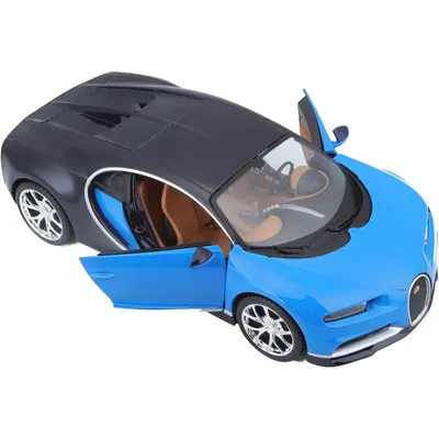 Bugatti Chiron - Blå - Maisto - 1:24