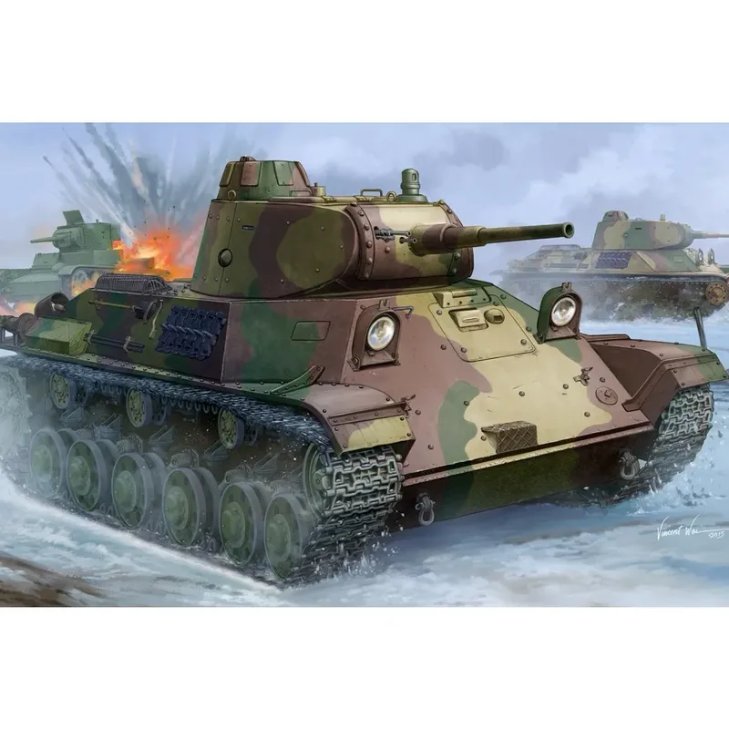 Finnish T-50 Tank - 83828 - Hobby Boss - 1:35