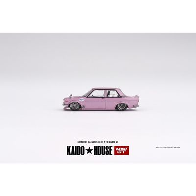 Datsun 510 Street Nismo V1 - Rosa - 091 - Mini GT - 1:64