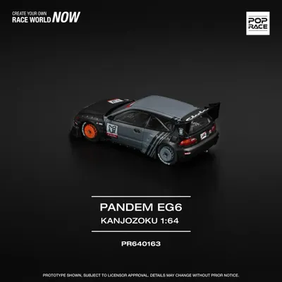Pandem Honda Civic EG6 KANJOZOKU - 163 - Pop Race