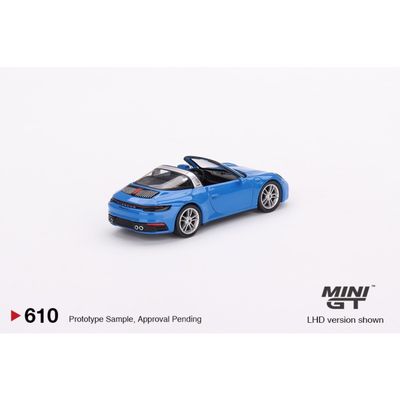 Porsche 911 Targa 4S - Shark Blue - 610 - Mini GT - 1:64