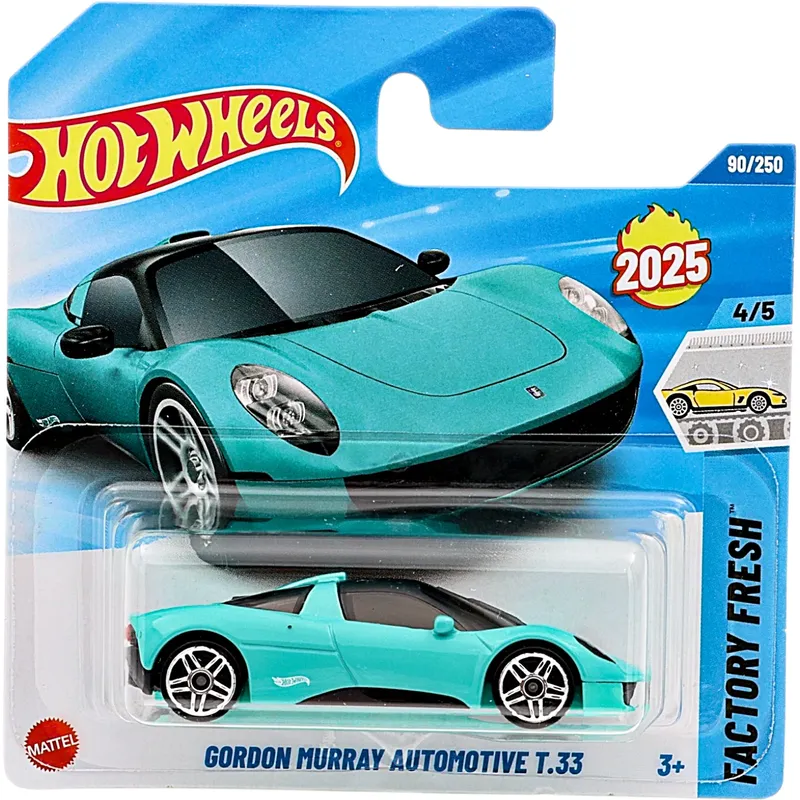 Gordon Murray Automotive T.33 - Turkos - Factory Fresh - Hot Wheels