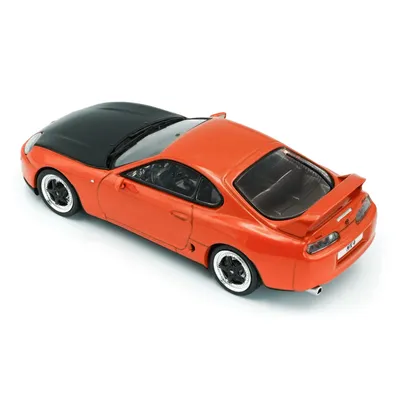 Toyota Supra MKIV 2JZ (A80) - 2001 - Orange / Svart - Solido - 1:43