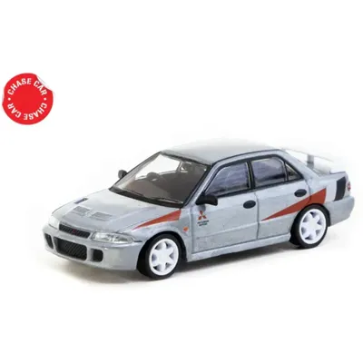 Mitsubishi Lancer RS Evolution - Vit - Tarmac - 1:64