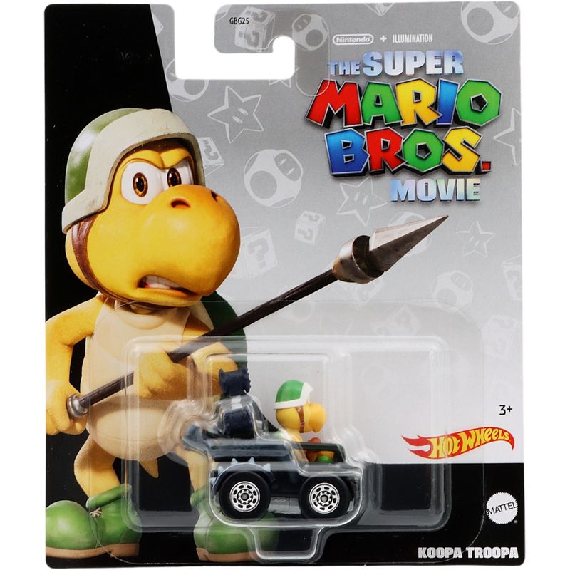 Koopa Troopa - The Super Mario Bros Movie - Hot Wheels