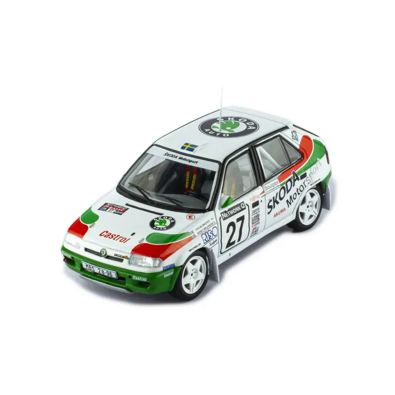 Skoda Felicia Kit Kar #27 RAC Rally 1996 - Blomqvist / Melander - Ixo Models - 1:43