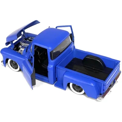 1955 Chevrolet Stepside - Blå - Jada Toys - 1:24
