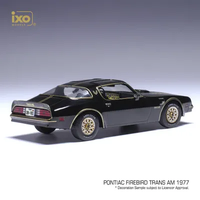 Pontiac Firebird Trans Am - 1977 - Svart / Guld - Ixo Models - 1:43