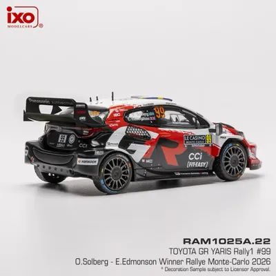 Toyota GR Yaris Rally1 #99 Oliver Solberg / Elliott Edmondson - Ixo Models - 1:43