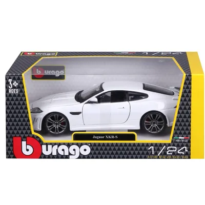Jaguar XKR-S - Vit - Bburago - 1:24
