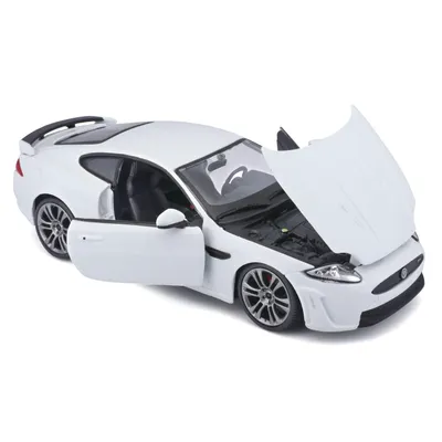 Jaguar XKR-S - Vit - Bburago - 1:24