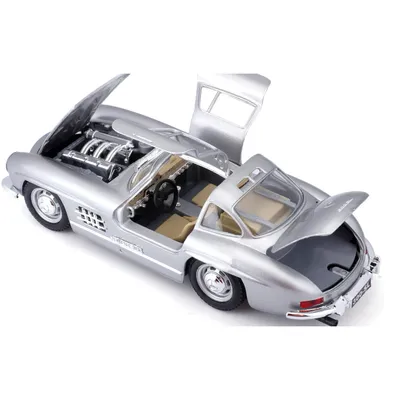 Mercedes-Benz 300 SL - 1954 - Silver - Bburago - 1:24