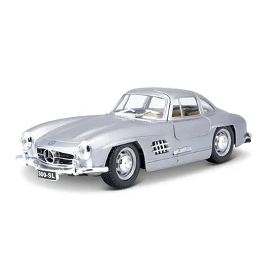 Mercedes-Benz 300 SL - 1954 - Silver - Bburago - 1:24