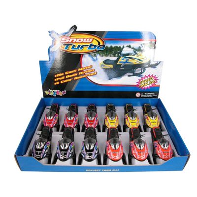 Snow Turbo - Snöskoter med pullback - Kinsfun - Gul