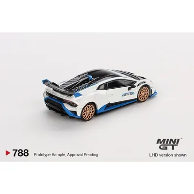 Lamborghini Huracán STO - Bianco Asopo - 788 - Mini GT