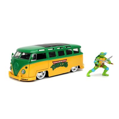 Leonardo & 1962 Volkswagen Bus - Turtles - Jada Toys - 1:24