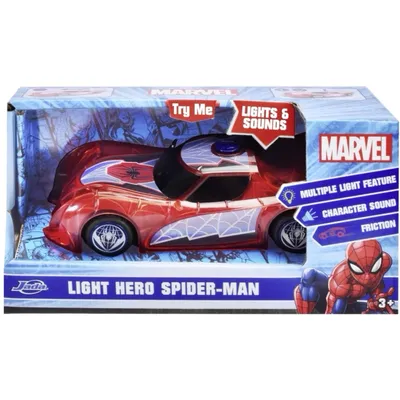 Light Hero Spider-Man - Ljud och Ljus - Jada - 15 cm