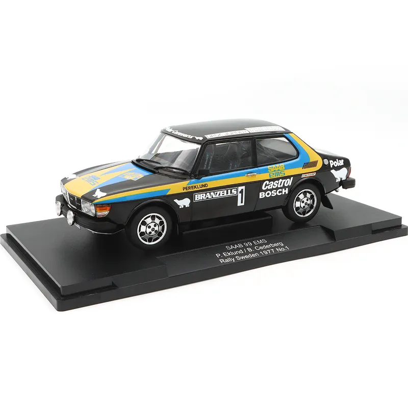 Saab 99 EMS - Eklund / Cederberg - Rally Sweden 1977 - MCG - 1:18