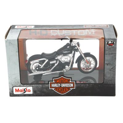 2006 Dyna Street Bob - Harley - Svart - Maisto - 1:18