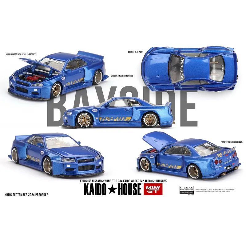 Nissan Skyline GT-R (R34) Kaido Works Shinjuku V2 - 1:64