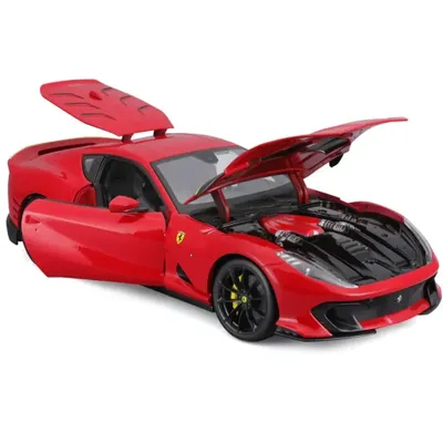 Ferrari 812 Competizione - 2021 - Röd - Bburago - 1:18