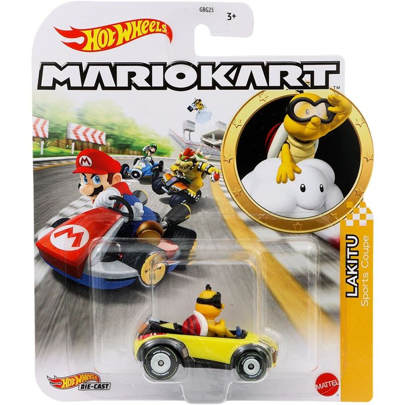 Lakitu - Sports Coupe - Mario Kart - Hot Wheels
