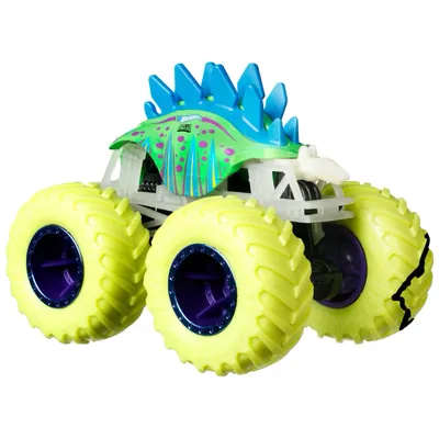 Glow in the Dark - Hot Wheels Monster Trucks - Stor pakke