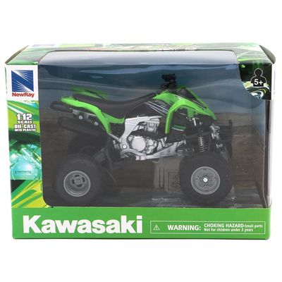 Kawasaki 450R - Fyrhjuling - Grön - NewRay - 1:12