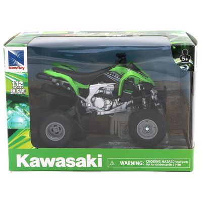 Kawasaki 450R - Fyrhjuling - Grön - NewRay - 1:12