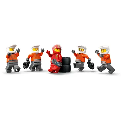 F1 Pit Stop & Pit Crew - Ferrari - Formula 1 - 60443 - LEGO